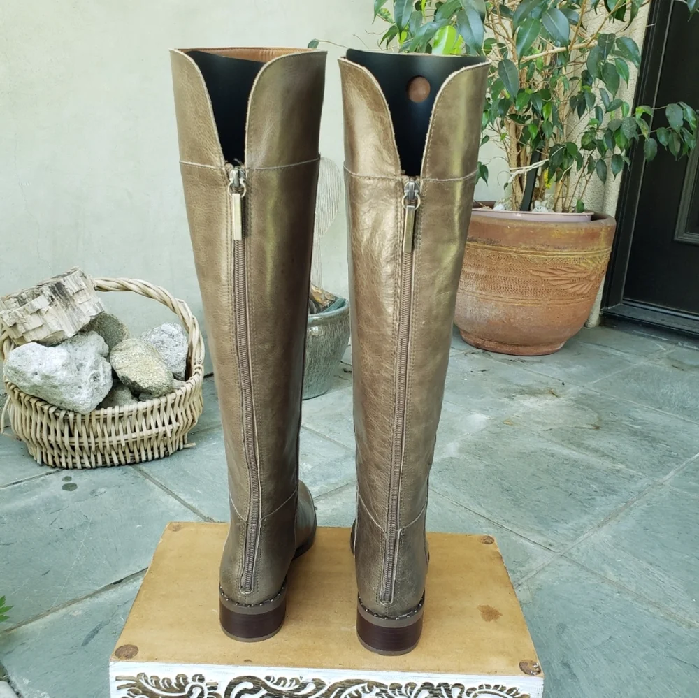 Beautiful Franco Sarto x Anthropologie OTK Leather Boots